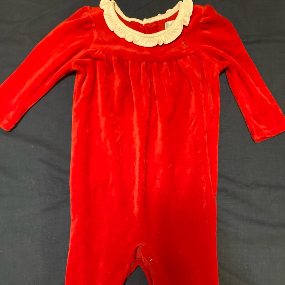 Ralph Lauren Velvet Christmas pajamas.